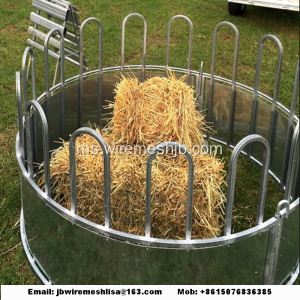 Lembu Galvanized Hot Feed Hay Bale Feeder